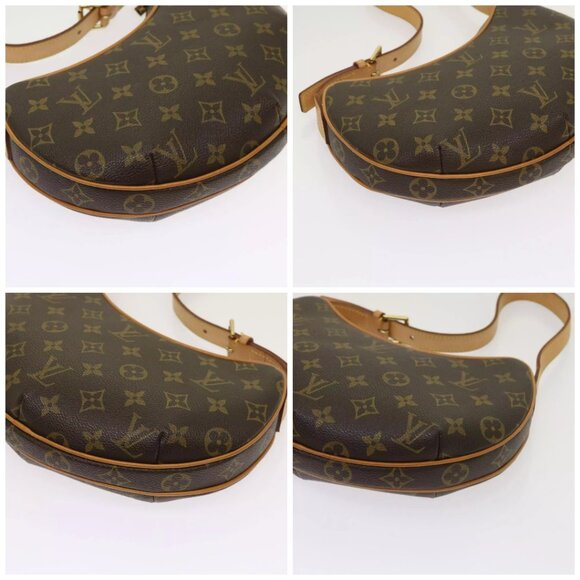 LOUIS VUITTON Monogram Pochette Croissant Shoulder Bag LV Auth - Picture 15 of 16
